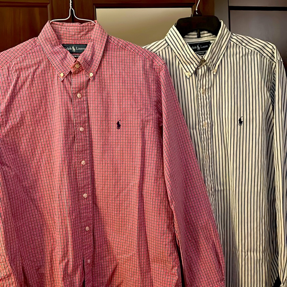 Bundle of 2 Ralph Lauren Dress Shirts